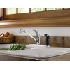 Peerless Single-Handle Kitchen Sink Faucet with Integrated Side Sprayer, Chrome