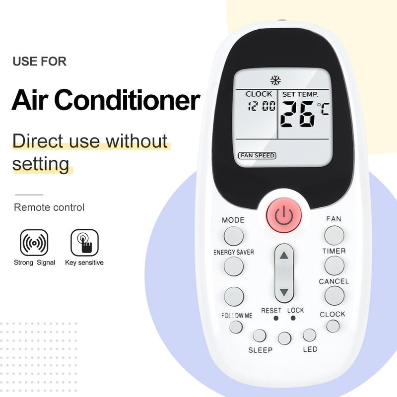 RETROSUN AC Remote Control Replacement for Arctic King Midea Window
