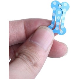 5Pcs Dog Sheap Hair Clips, Mini Bone Barrettes, Small Snap Hairpins for Pets, Pet Hairpin Dog Hair Accessories