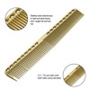 SANON Hair Comb Aviation Aluminum Metal Cutting Comb Hairdressing Salon