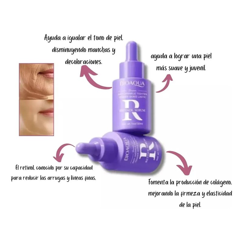 Bioaqua Serum Retinol Acido Hialuronico Antiarrugas