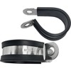 Lumonic 10 x 36 mm pipe clamps with rubber insert,