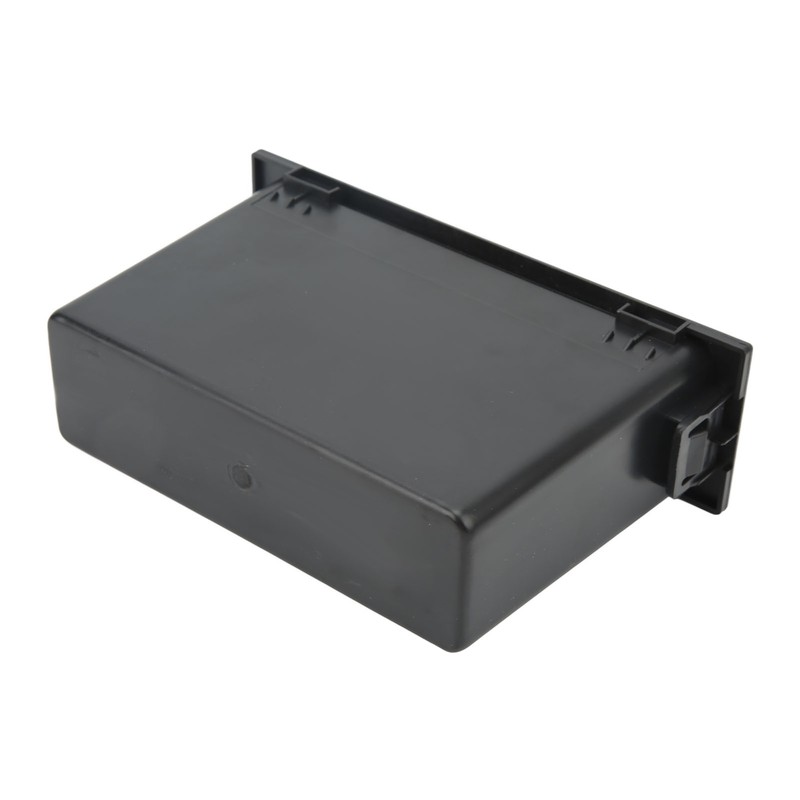 Car Stereo Radio Storage Box Black Large Storage Space Dash