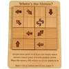 Wooden Logic Puzzle | Where's the Money? | Handmade Wooden
