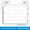 Blue Sky 2026 Weekly and Monthly Planner Calendar, January 2026