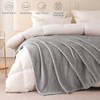 Yebeda Cuddly Waffle Blanket, 130 x 170 cm, Light Grey,