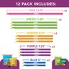 GripStic Bag Clips. 12pc Durable Food Clip Set For Kitchen