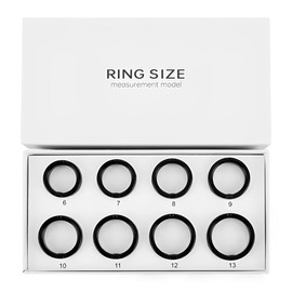 EIHI 1 Stück Größenprobier-Set - Größe Vor Dem Kauf,Einzigartige Mess Klassifizierung Für Smart Rings,Ring Sizer,Smart Ring,Ring Probierset,Ringgrössenmesser(B)