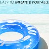 47" Inflatable Turbo Tyre Swim Swimming Ring Rubber Tube Lilo