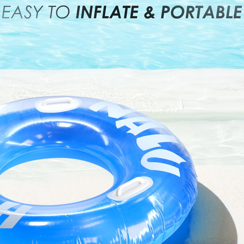 47" Inflatable Turbo Tyre Swim Swimming Ring Rubber Tube Lilo