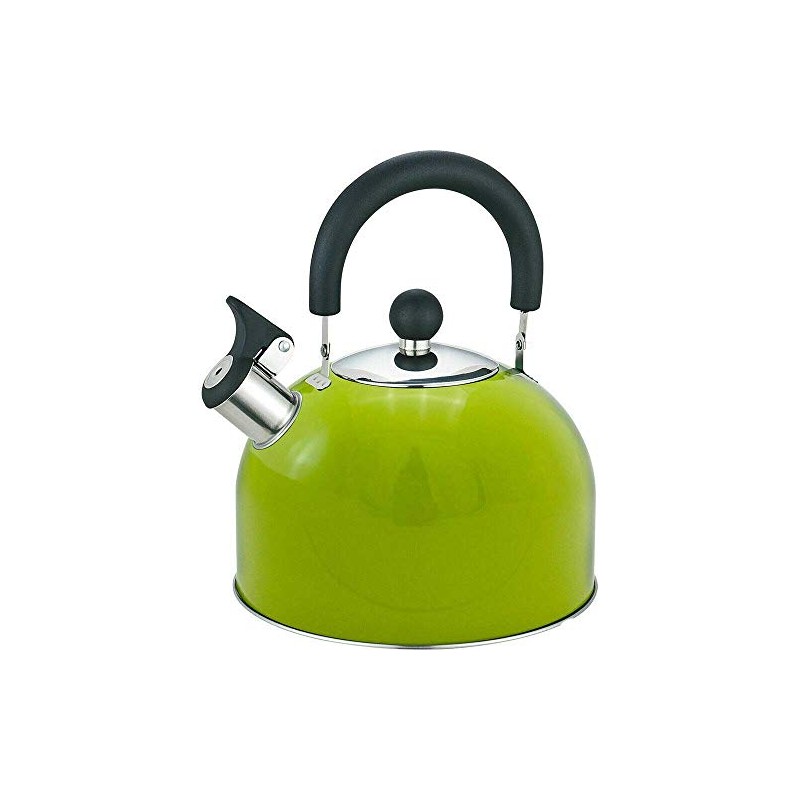 2.5L Stainless Steel Lightweight Whistling Kettle New (Green)