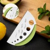 Leogony 7 Holes Herb Stripper Tool, Stainless Steel Herb Cutter