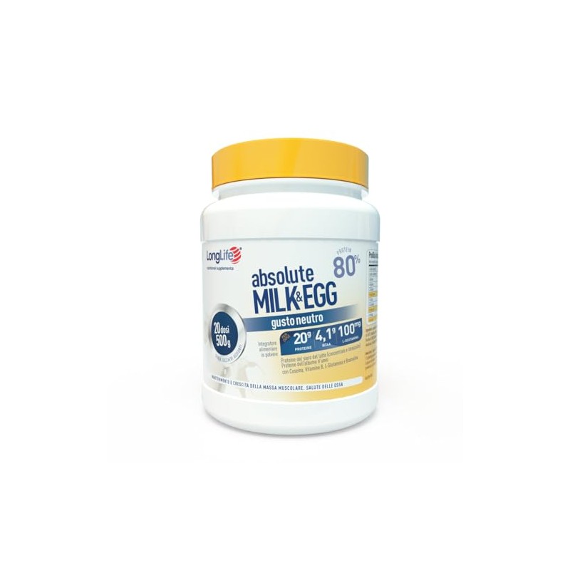 LongLife® Absolute Milk&Egg | 80% proteine di latte e uovo