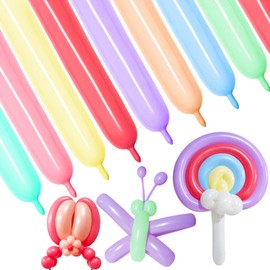 100cs Pastel Colorful Long Balloons for Modelling Twisting Animals Balloons for Wedding Birthday Party Decorations