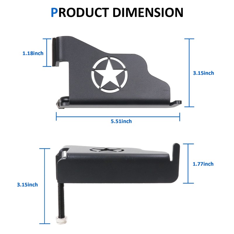 RERPRO Foot Pegs Rest Pedals Compatible with 1997-2006 Jeep Wrangler