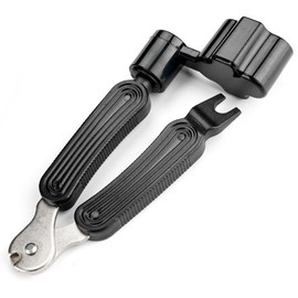 ShotR String Winder, Winder, Peg Nipper, Pin Removal, Guitar, Bass, Electric Guitar, Acoustic Guitar, Bit, String Replacement, Maintenance (Peg Turner, Bridge Pin Remover, Nipper), Multifunctional