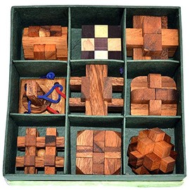 Knobelholz.de Paper set 9 puzzles.