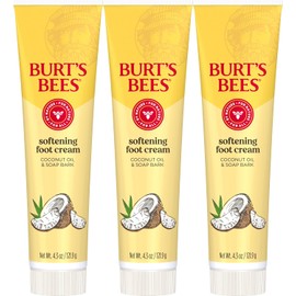 Burt's Bees Coconut Foot Cream - 4.34 Ounce Tube (Pack of 3)