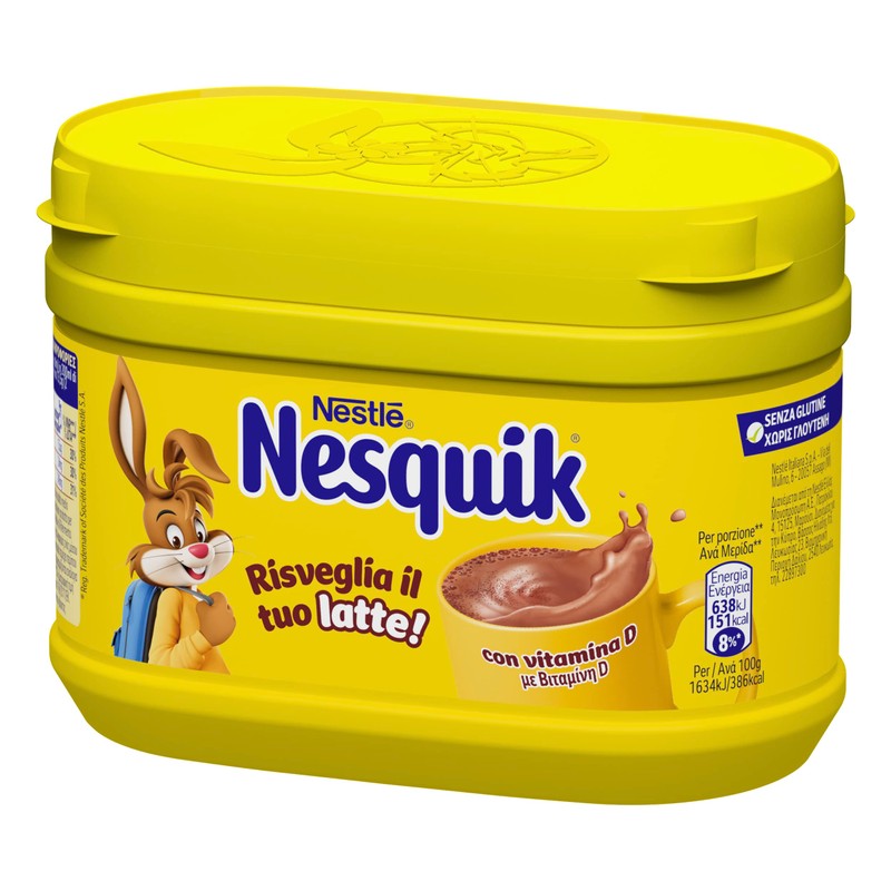 NESQUIK Preparato per Bevanda con Cacao Solubile, Barattolo 250g