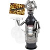 BRUBAKER Wine Bottle Holder Waiter - Metal Sculpture - Wine