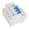 DZ47LE-32 3P+N C20 Current Circuit Breaker, Transparent Molded, Leakage, 20A,
