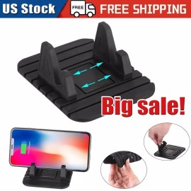 Unbranded Car Anti-Slip Dashboard Rubber Mat Mount Holder Pad Stand for Mobile Phone GPS