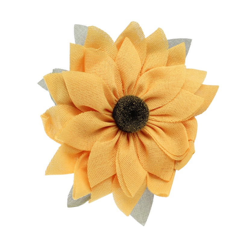 Artificial Sunflower Wreath Wall Hanging Sunflowers Ornament for Farmhouse Door