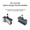 waltyotur 1Pcs OXA 250-001 Quick Change Tool Post Holder, Quick