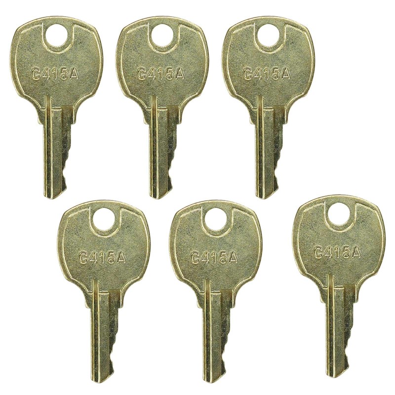 6PCS C415A Keys for Stock Locks Cam Locks Set of