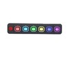 SPJIUQI 6 Gang RGB Switch Panel Touch Control On Off