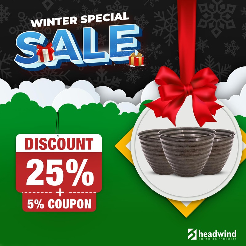 Headwind Ironstone 6" Avondale Classic - Pebblewood 3-Pack