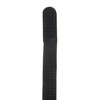 10x Velcro Cable Ties 200 x 20 Black Velcro Crossed