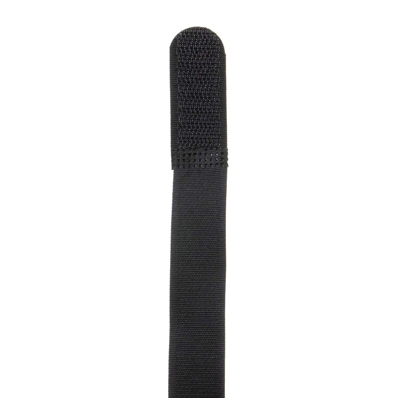 10x Velcro Cable Ties 200 x 20 Black Velcro Crossed