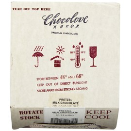 Chocolove Milk Chocolate, Pretzel, 3.2 Ounce (Pack of 12)