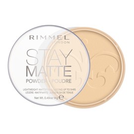 Rimmel Rimmel London Stay Matte - 001 Transparent - Pressed Powder, Lightweight, High Coverage, Shine Control, 0.49oz