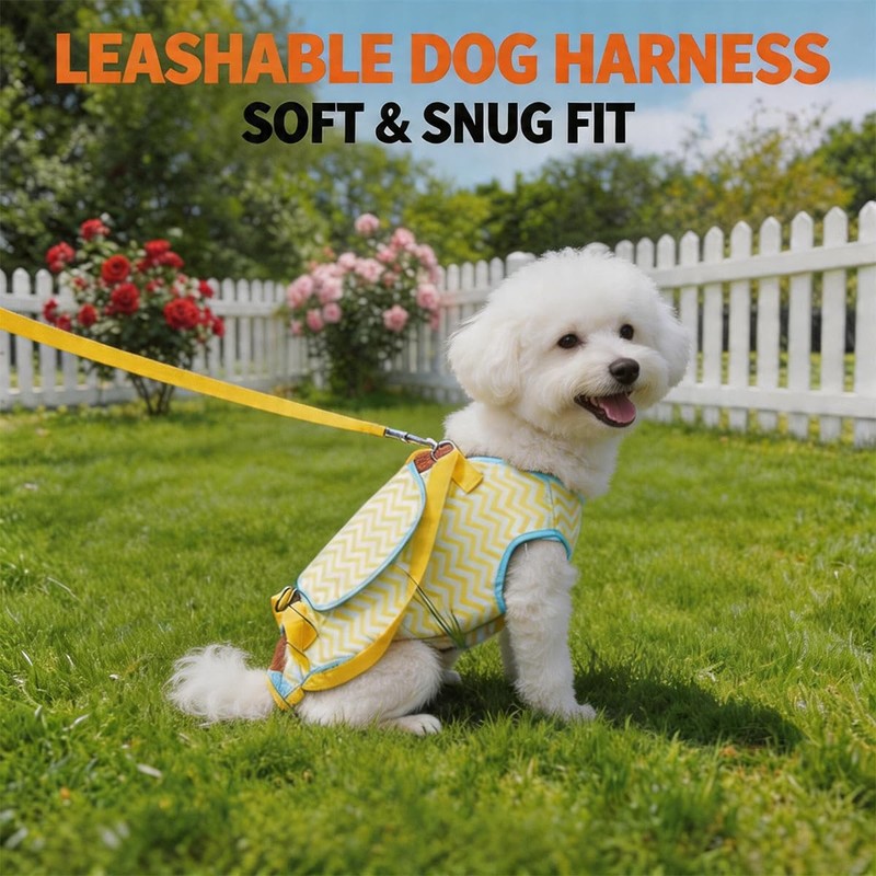 FORGEMATE Adjustable Dog Carrier Sling, Soft Wearable Backpack for Walking