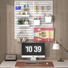AKTOP Peg Board Wall Organizer 4-Pack – 12"x12" White Pegboard