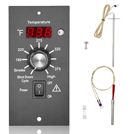 ETYLRUCO Upgraded Digital Thermostat Controller Kit Replacement Part for Traeger Wood Pellet Grills, Thermostat Controller Board with RTD Temperature Probe Sensor and Hot Rod Ignitor