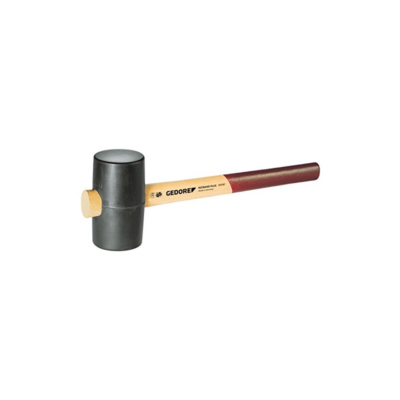 Gedore 8826820 Rubber Hammer, 19.0 oz (540 g), Head Diameter
