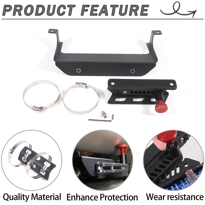 Lcojicep Fire Extinguisher Bracket Under The Co-Pilot Seat Compatible with