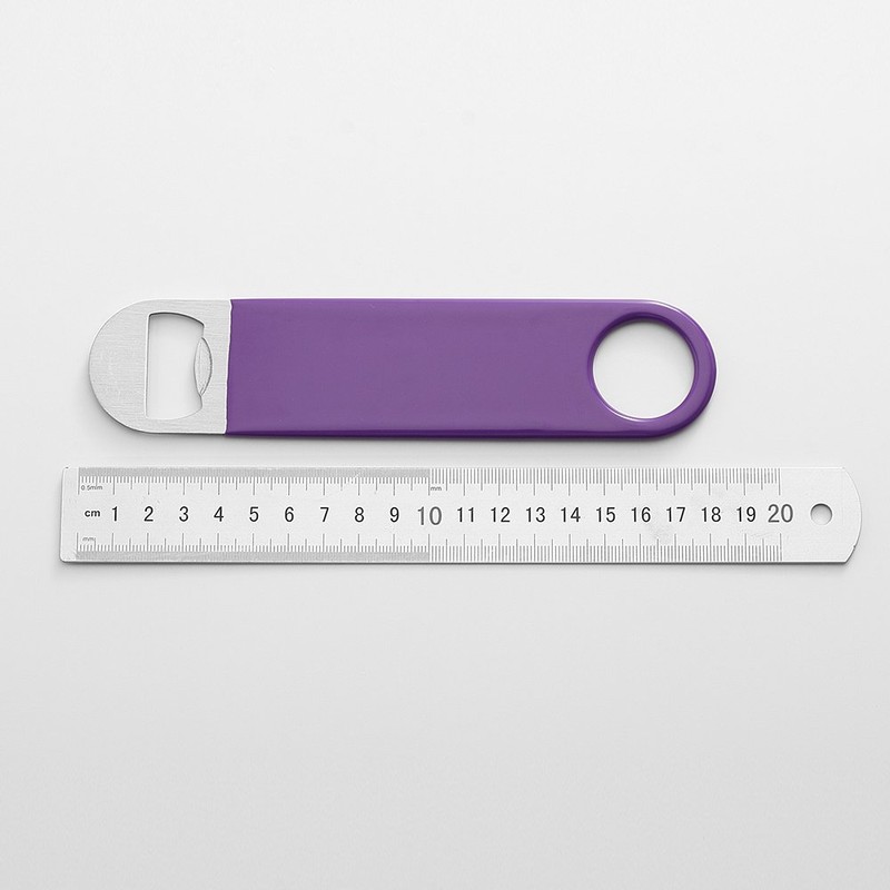 QLL 3 Pack 7" Heavy Duty Flat Bottle Opener, Pink