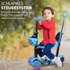 Habib Gruppe 5-in-1 Children's Scooter with Backrest for Boys and
