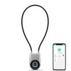Eseesmart Fingerprint Padlock, Cable Lock, Fingerprint with App, 35.6 cm