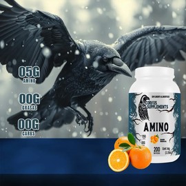 Aminoácidos 1kg Corvus Suplemento Alimenticio Polvo 200serv