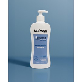 Babaria Körpercreme mit Hyaluronsäure | Body Milk 400 ml | Creme mit Hyaluronsäure | Feuchtigkeitscreme für Damen und Herren | Körpercreme