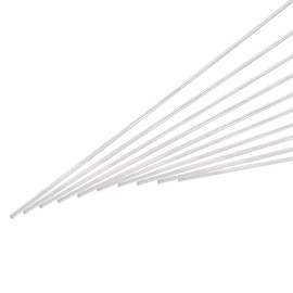 QUARKZMAN 1 mm x 300 mm stainless steel round rod, metal solid shaft rods, lathe rod for DIY craft projects, model car, helicopter, plane, pack of 10