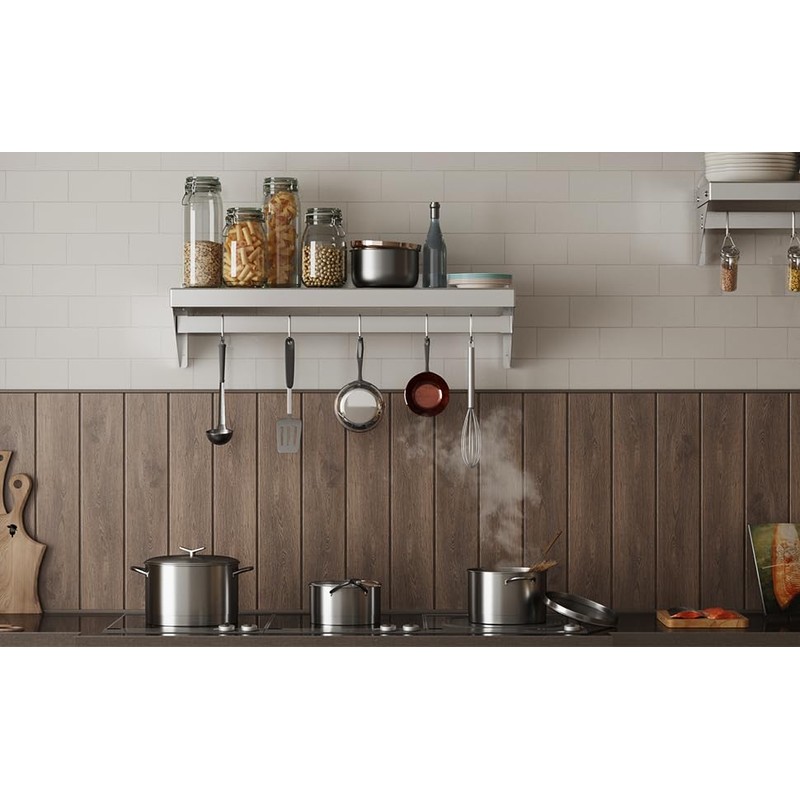 Garvee 12 in x24 in Stainless Steel Shelf, Multifunctional Metal