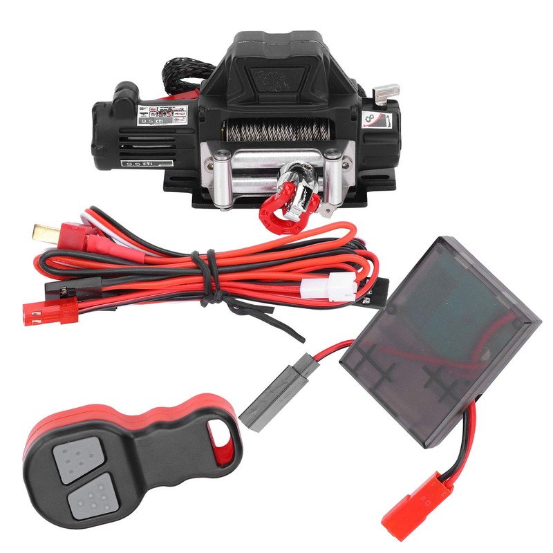 1/10 RC Car Winch, Metal Automatic Winch Wireless Remote Controller