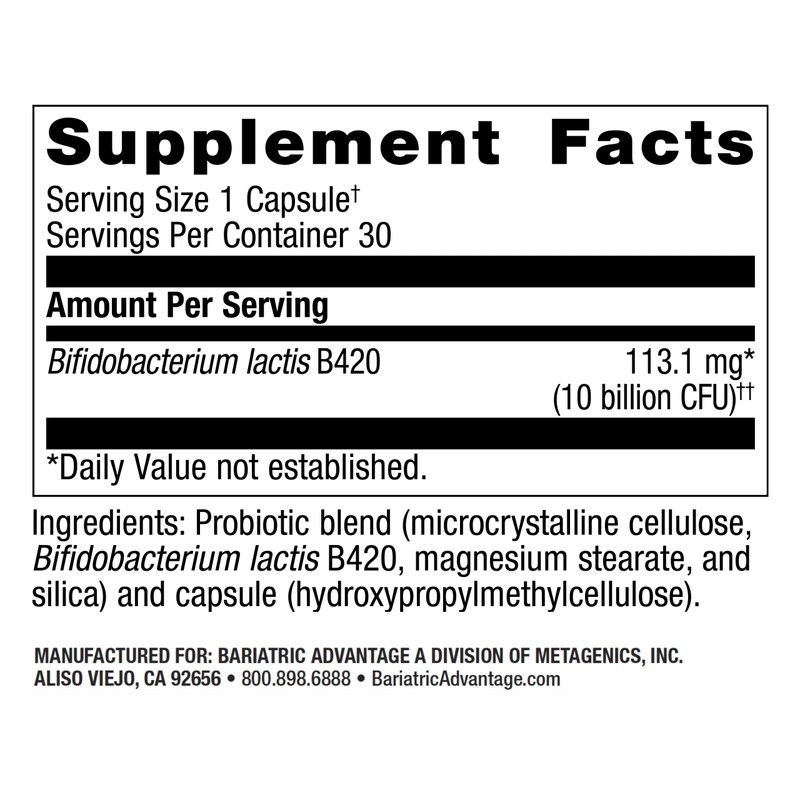 Bariatric Advantage FloraVantage Control - Probiotic Health for Bariatric Patients