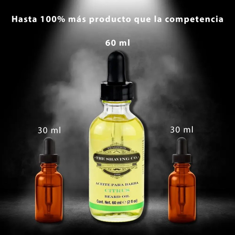 Aceite De Barba Citrus Hidrata Humecta. The Shaving Co 60